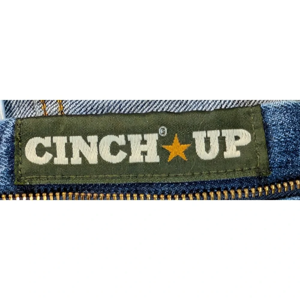 Cinch Mens Blue Denim Relaxed Fit Straight‎ Leg Jeans 34x30 MB90530 002 Medium